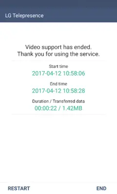 LG Telepresence android App screenshot 0